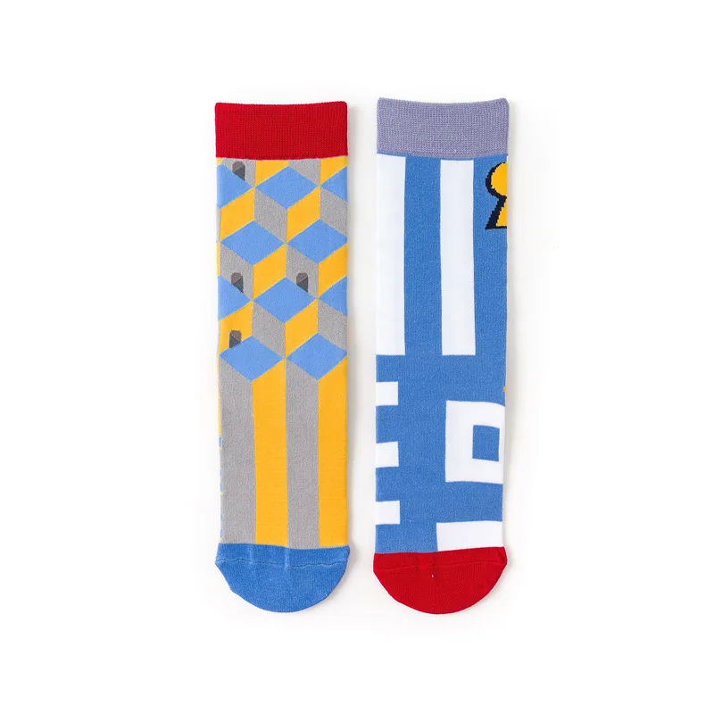 Хлопковые носки с принтом в горошек уличная мода тренд британском стиле