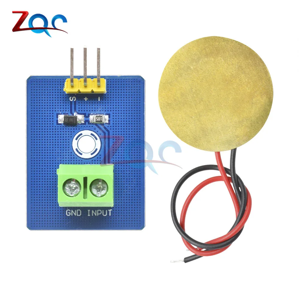 Керамический пьезо вибрационный датчик аналоговый выход электронные компоненты