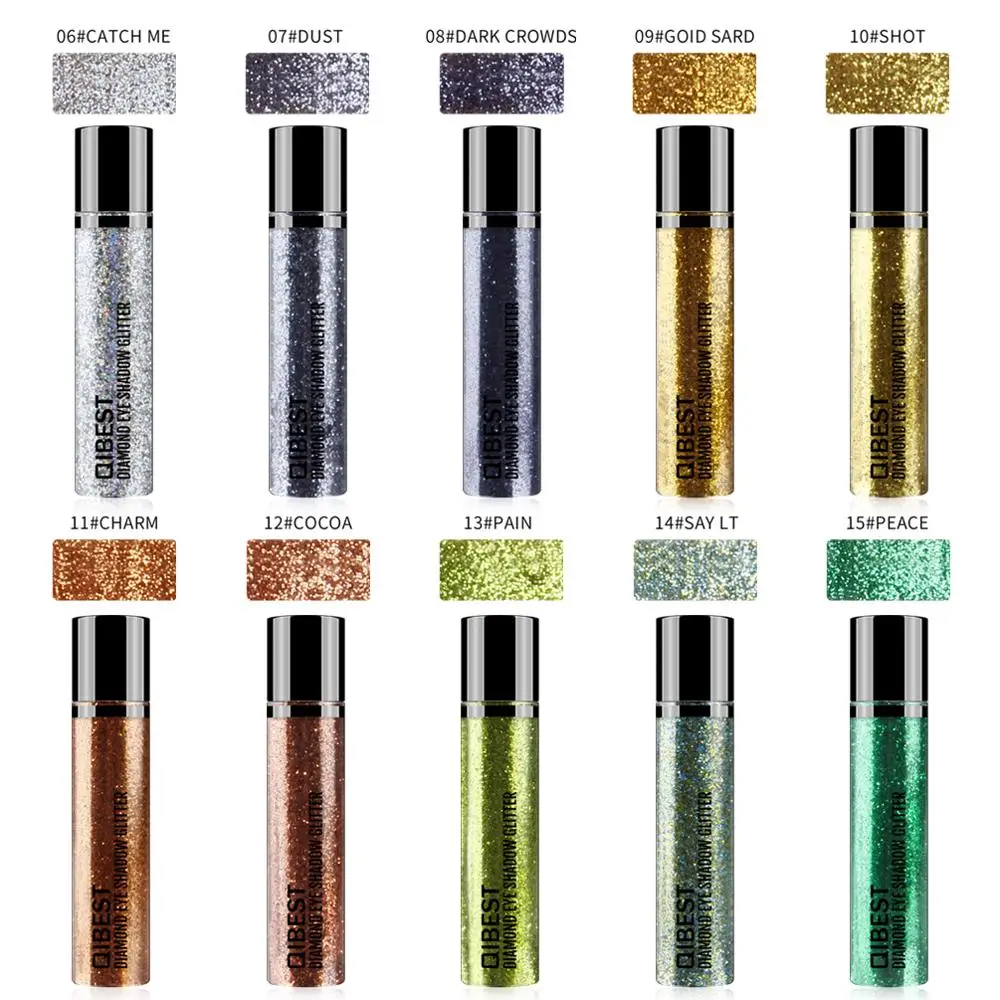 3 г блестящие тени для век рассыпчатая пудра мерцающие пигментные макияж