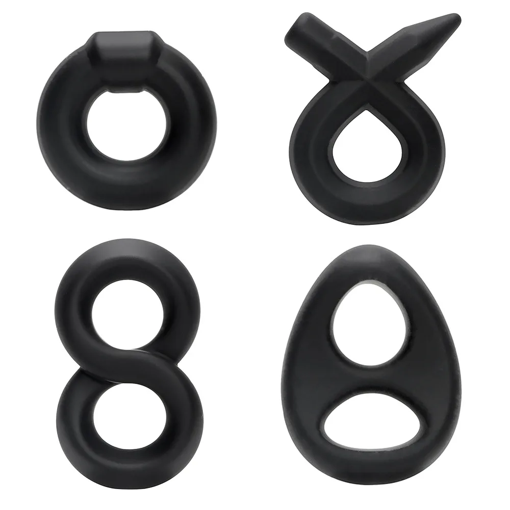 Мягкий эластичный силиконовый кольцевой замок для пениса Кольца эрекции
