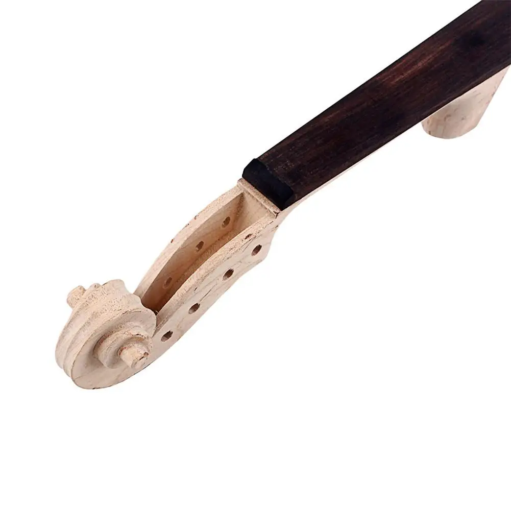NEW 4/4 Size Maple Violin Neck Ebony Fingerboard DIY Kit with Hand Carved Scroll | Спорт и развлечения