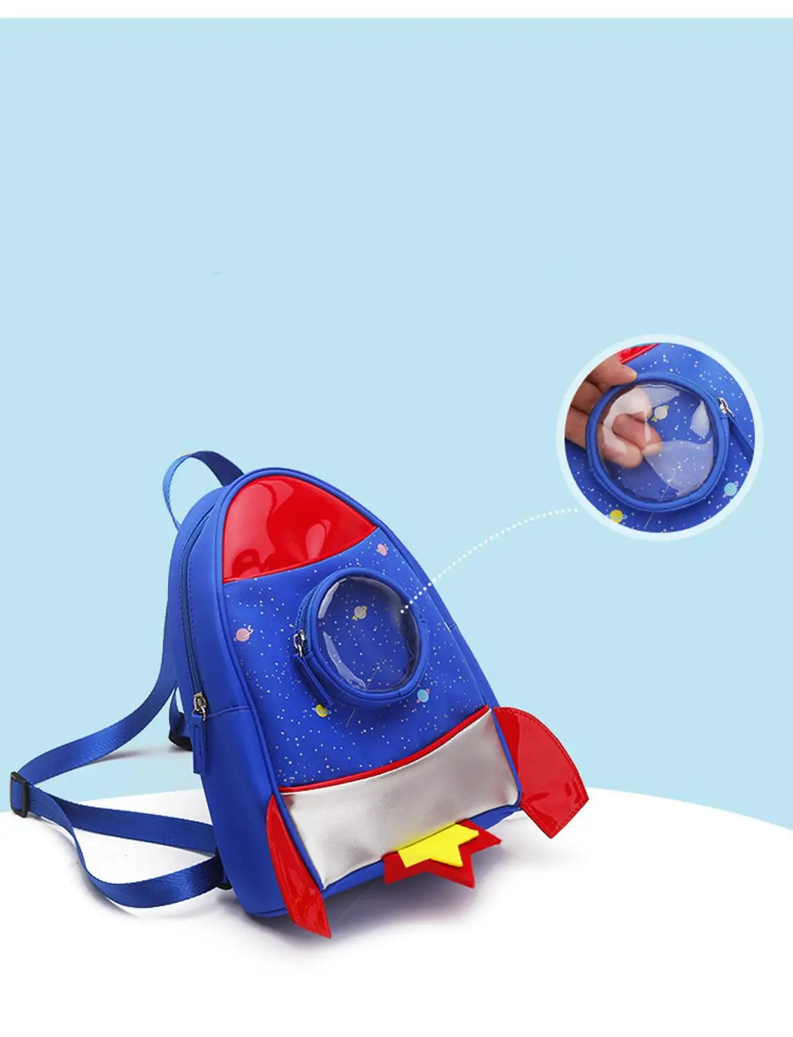 Детский рюкзак Joyloading с 3d-рисунком летающей ракеты детский школьный | Багаж и