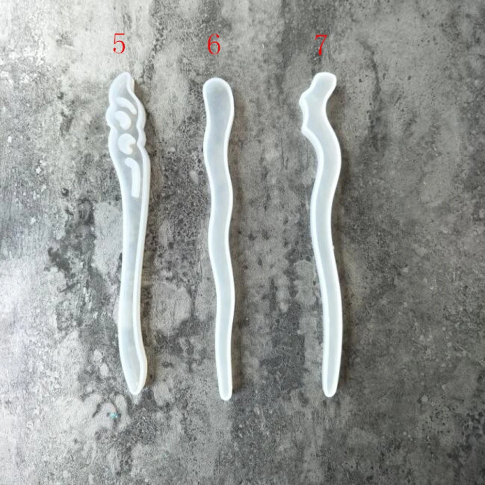 Новинка 2020 прозрачная Шпилька силиконовая форма ювелирное изделие в виде