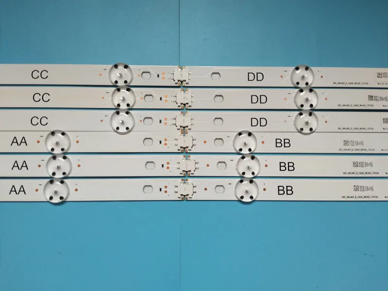 Новая 12 шт./компл. светодиодный полоса подсветки для LG 65UJ6300 65UJ630V Innotek 17Y 65inch_A