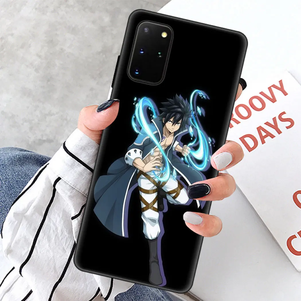 Мягкий силиконовый чехол для Samsung Note 8 9 S6 S7 Edge S8 S10 10 Plus S10E черный телефона Аниме