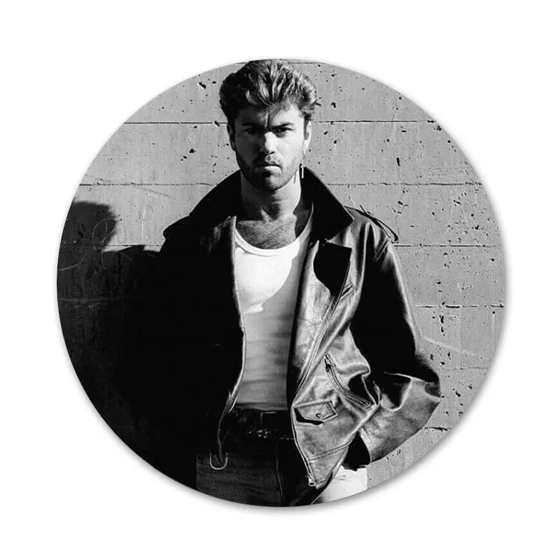 Значки Джордж Майкл 58 мм значки металлические для телефона |