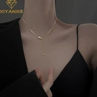 Кольцо XIYANIKE из серебра 2021 пробы с жемчугом, кольцо с круглыми бусинами, Женское Ожерелье, модное женское ожерелье с защитой от аллергии