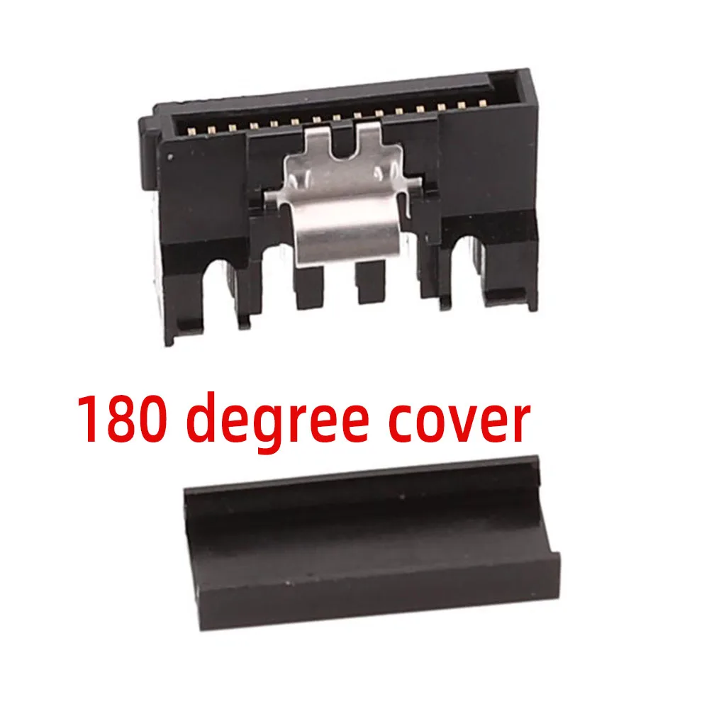 

SATA 15Pin puncture connector computer hard disk connector SATA plastic shell puncture anti-off 3801 with shrapnel buckle