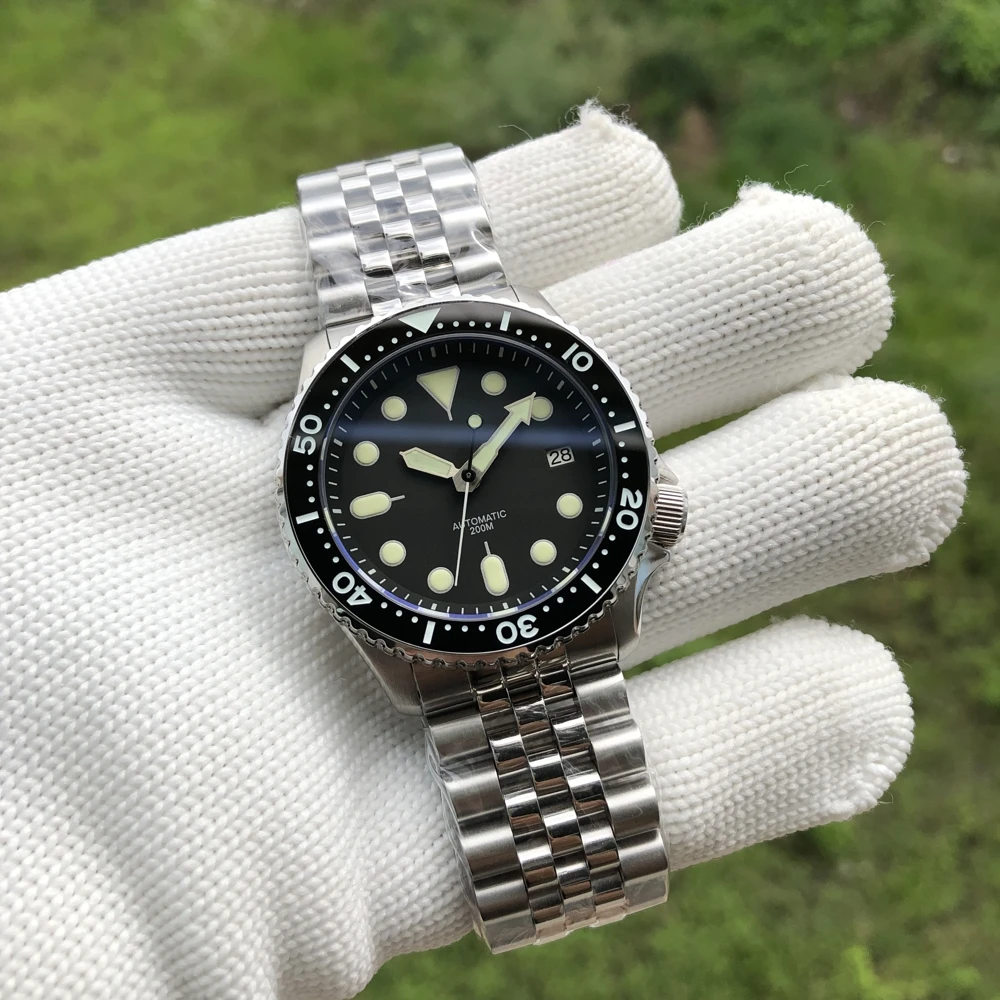 Часы STEELDIVE Diver 1996 SKX007 механические Автоматические часы без логотипа NH35 сапфировые