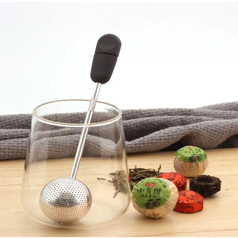 

Reusable Stainless Steel Teakettle Locking Filter Seasoning Multifunction Mesh Herbal Ball Tea Spice Strainer Kitchen