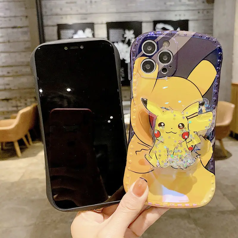 Новый чехол для телефона в стиле аниме Покемон Пикачу Iphone 13 12 11 Pro Max X Xs XSMAX 7 8 Plus