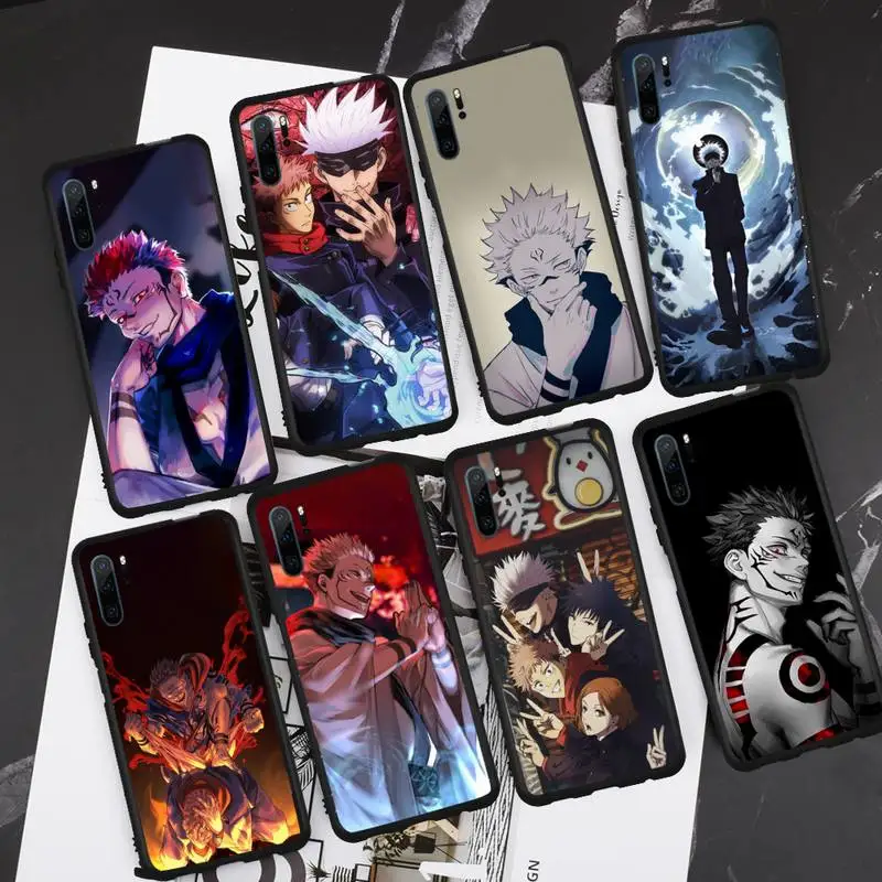 

Anime Jujutsu Kaisen Satoru Sukuna Phone Case For Huawei honor Mate P 9 10 20 30 40 Pro 10i 7 8 a x Lite nova 5t cover