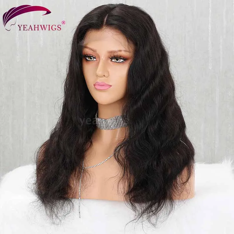 13*4 швейцарские парики на кружеве предварительно выщипанные Remy 150% объемные волнистые парики на кружеве для черных женщин