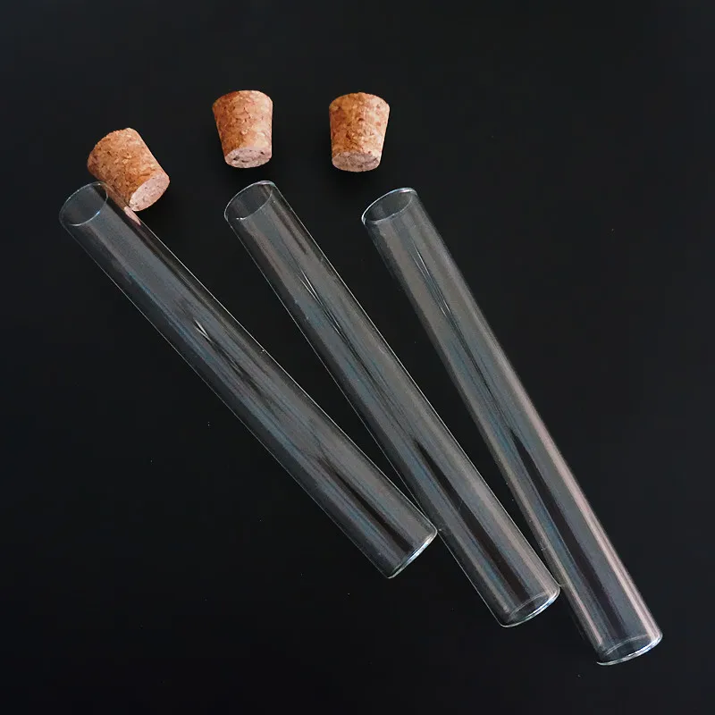 24 шт./лот 20x150 мм Стеклянная трубка с плоским дном пробкой|glass tube|tube glasstubes with cork |