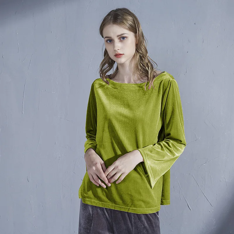

Pajama Women Autumn Winter New Solid Color Gold Velvet Pyama Woman Soft and Comfortable Long Sleeve Suit Spring Women Pajamas