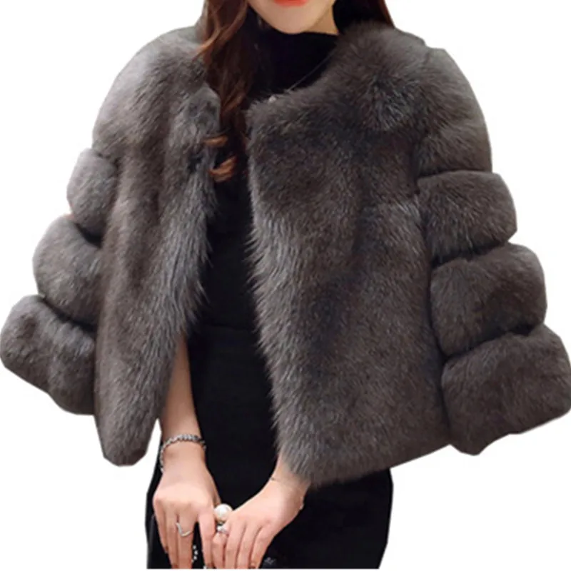 Цветные меховые пальто белое синее искусственное меховое женская зимняя куртка