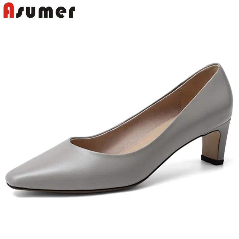 Женские туфли-лодочки из натуральной кожи на весну-лето | Обувь