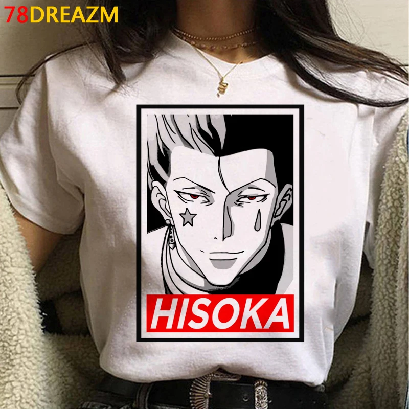

Женская футболка с графическим принтом Hunter x Hunter, Повседневная футболка