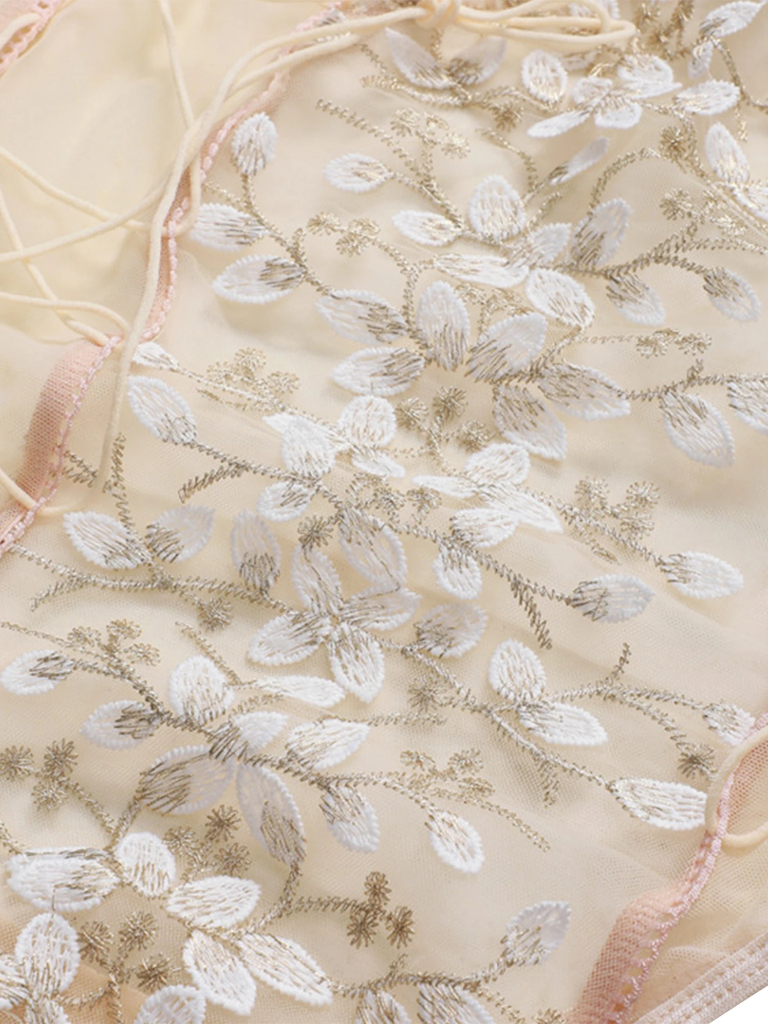 

Women Lingerie Set Sexy Embroidery Print Perspective Bodysuit One-piece Suit for Honeymoon Wedding Anniversaries