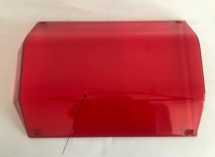 

High quality ABS rhombus warning light cover,emergency light shell