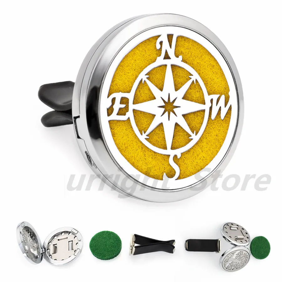 Медальон Магнитный со съемным флагом и компасом для собак домашних животных 30 мм
