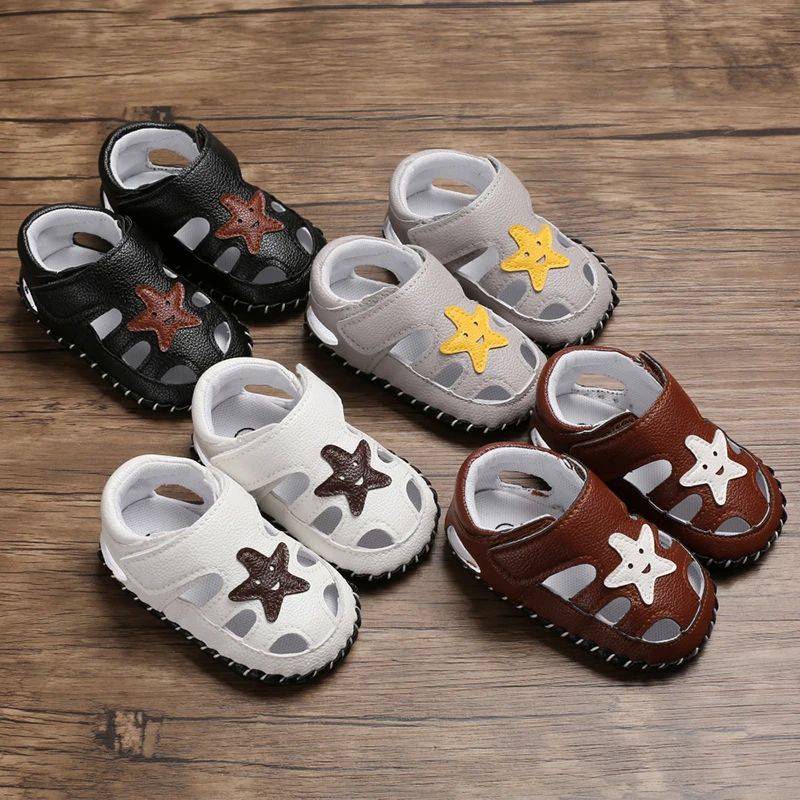 Детская обувь Обувь для маленьких девочек и мальчиков Детские сандалии Кожаная с