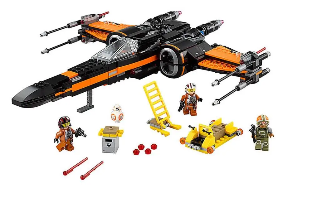 05004 05145 Star Was Series X-Wing Starfighter Model Building Block Bricks Compatible With Bela Star Wars 75218 75102