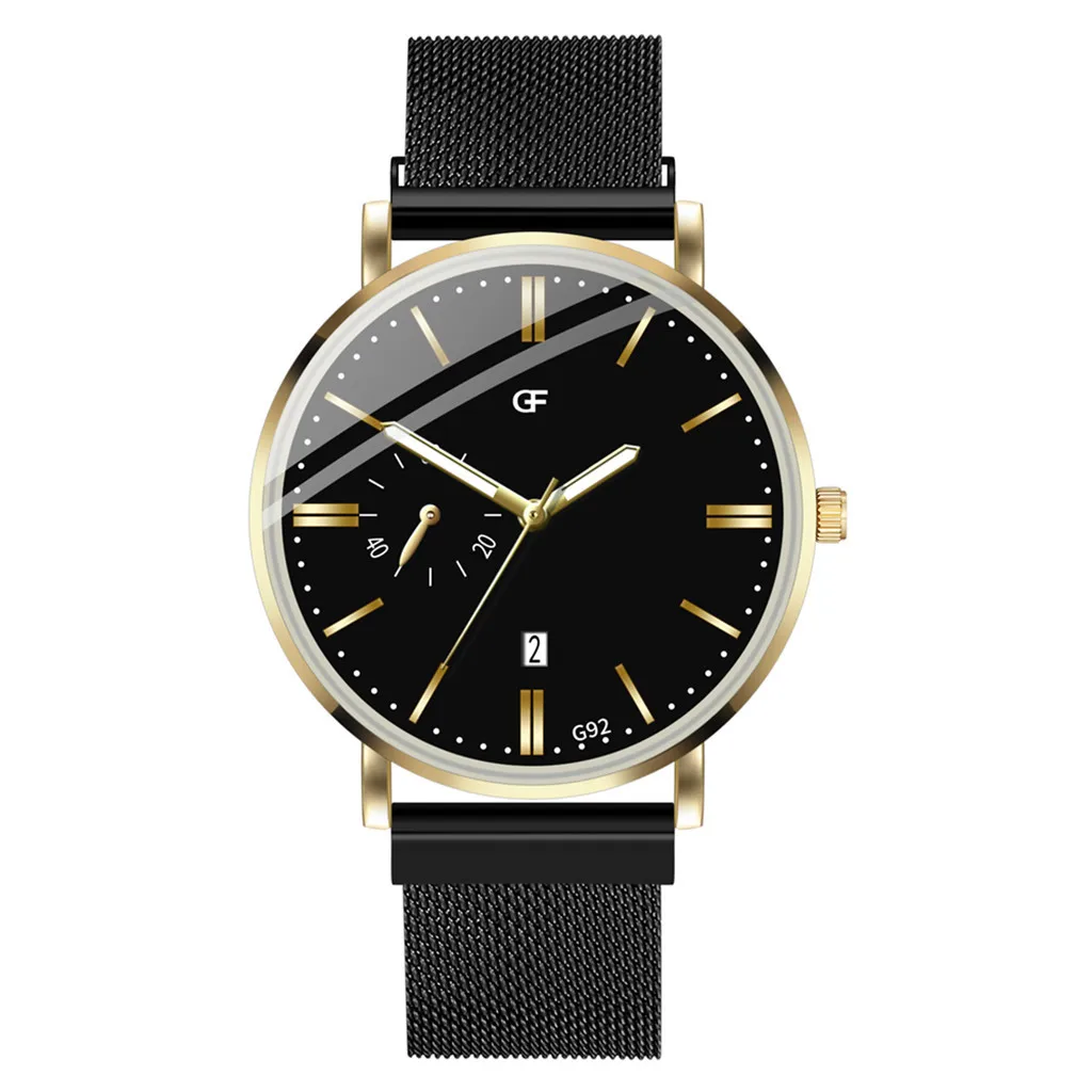 Reloj mujer kol saat мужские модные деловые часы простые с магнитной пряжкой сетчатые
