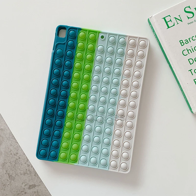 

For iPad Air 2 Air 1 Case iPad 9.7 inch 2017 2018 Fidget Toys Push It Bubble Relive Stress Case for ipad 5 ipad 6 9.7 Cover Case