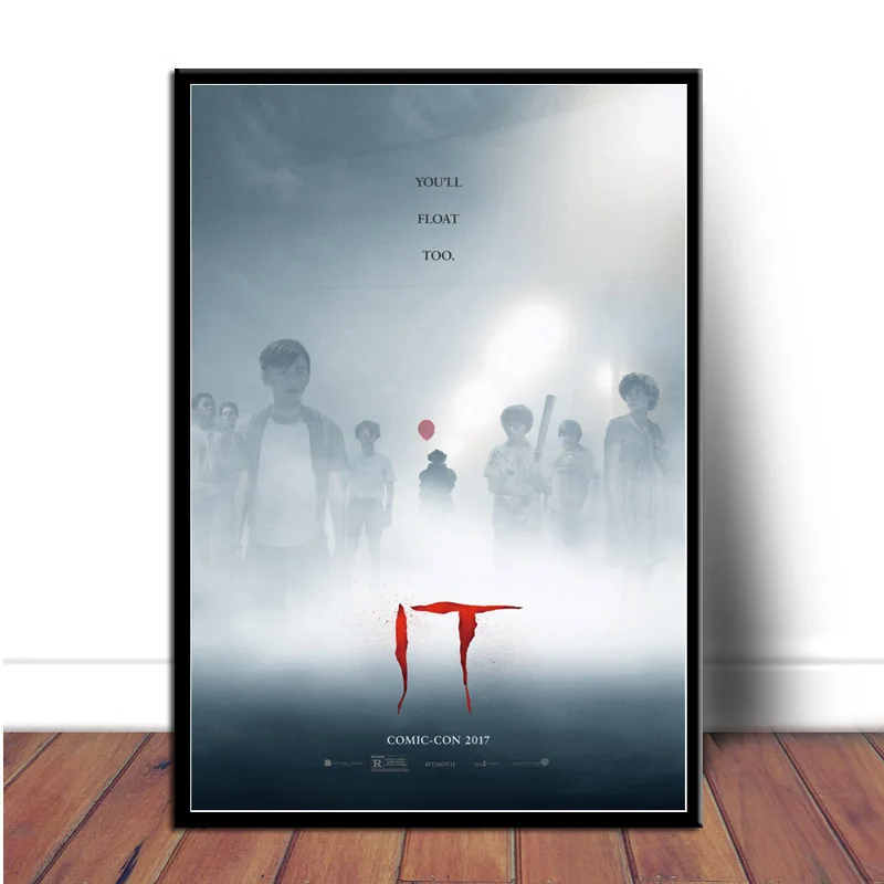 Плакат из фильма ужасы плакаты и принты Стивена Кинга пеннивайза Картина на