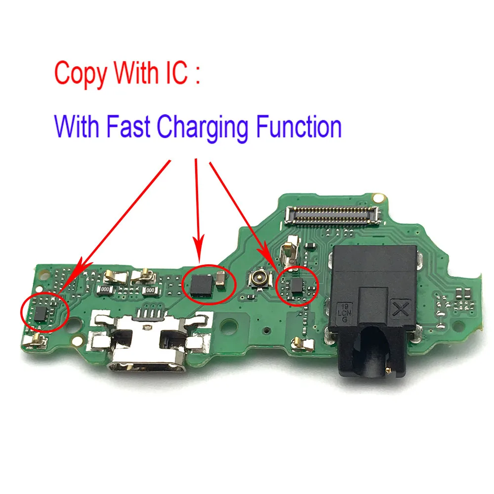 

20Pcs USB Micro Charger Charging Port Dock Connector For Asus Zenfone Max Plus (M2) ZB634KL A001D Microphone Board Flex Cable