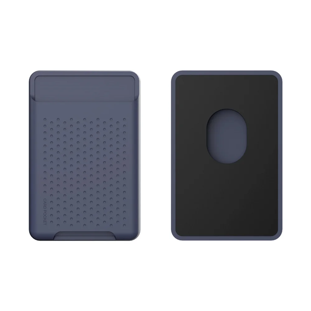 

Magsafe Case Card Bag For Iphone 12 Pro Max 12 Mini Strong Magnetic Silicone Mobile Phone Back Sticker Phone Card Holder Wallet