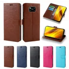 Чехол poco x 3 pro, кожаный чехол для Xiaomi poco x3 pro nfc, защитный чехол xoimi pocox 3 pocox3 pofo x3 peo, откидной Чехол-Бумажник для телефона