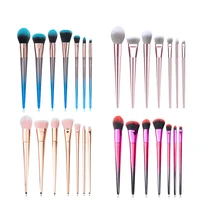 the new 7pcs makeup brush set liquid foundation eyeshadow eyebrow mixing brush beauty tool set brushes make up
