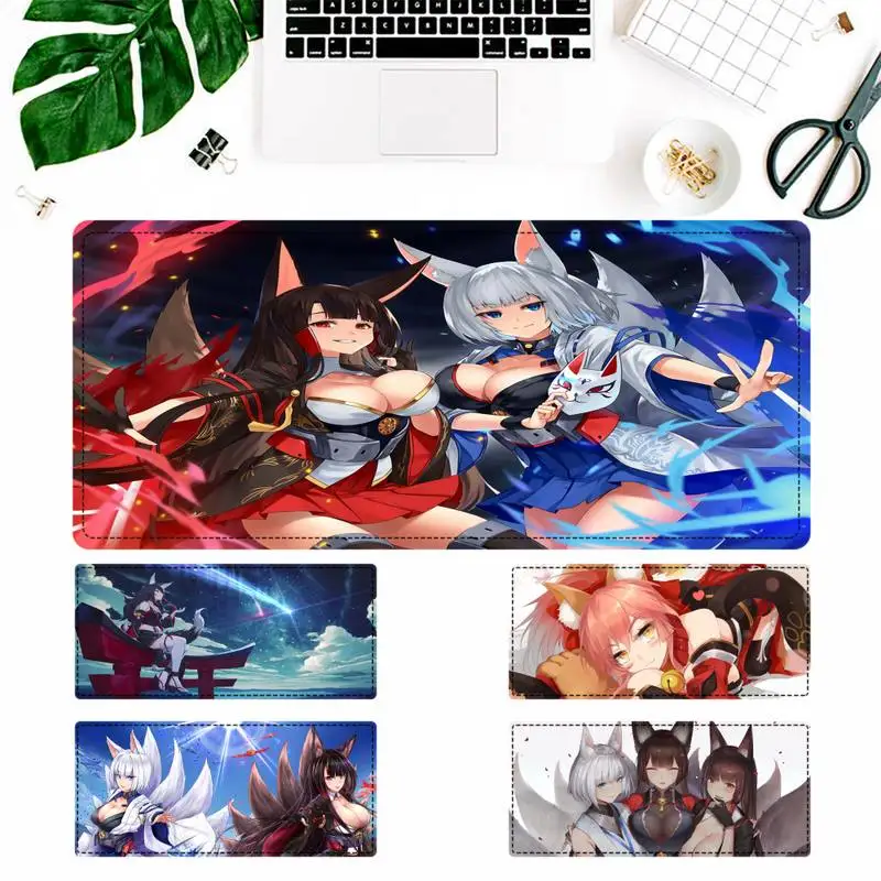 

Vip ookami mio fox girl Gaming Mouse Pad PC Laptop Gamer Mousepad Anime Antislip Mat Keyboard Desk Mat For Overwatch/CS GO