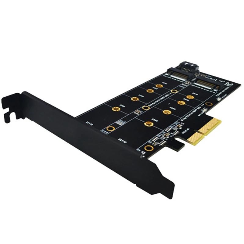 

Адаптер M.2 PCIe M2 NGFF SSD NVME M Key SATA B Key to PCI-E 3,0 X4 X8 X16 2230-2280 Размер M.2 Ssd Controller