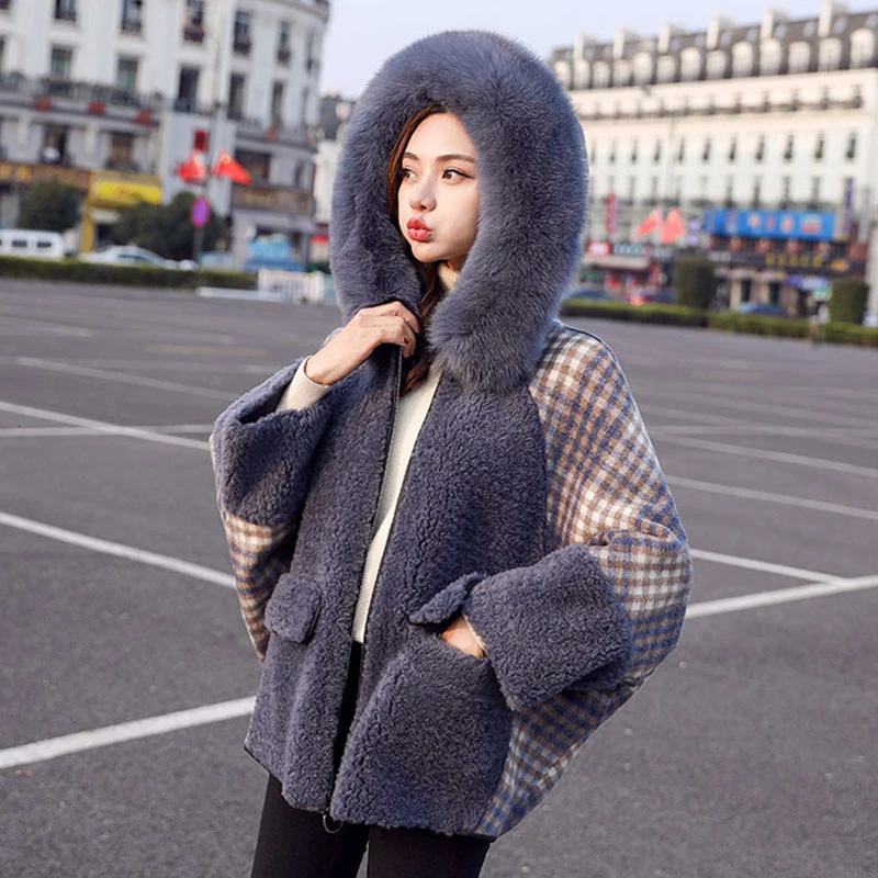 2020 женская зимняя куртка короткое пальто из искусственной шерсти толстое теплое