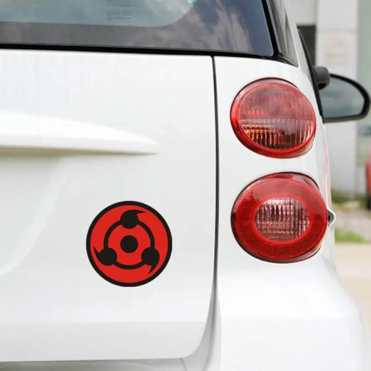 

Uchiha Sharingan Car Sticker and Decals for Chevrolet Cruze Ford Focus Volkswagen Kia Mazda Opel