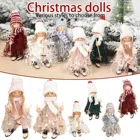 Рождественские украшения, креативные милые деревянные искусственные пряжи, лыжная кукла, куклы, украшения для дома, рождественские украшения
