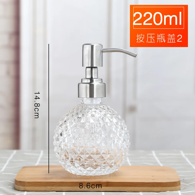 Украшение для ванной Лосьон дезинфицирующее средство рук стеклянная бутылка