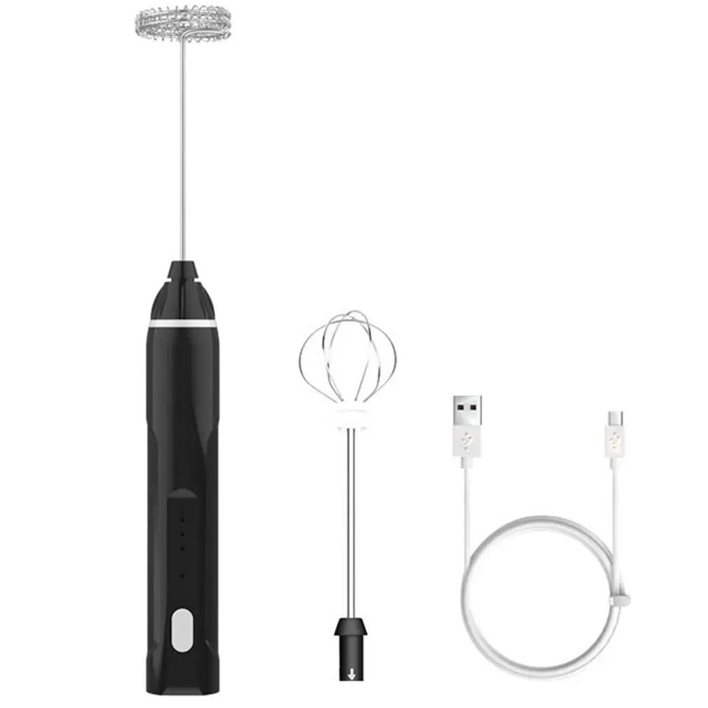 

Multifunctional 3-speed USB Electric Whisk Mixer Hand-held Electric USB Rechargeable Turbo Portable Whisk High Quality Hot Sale