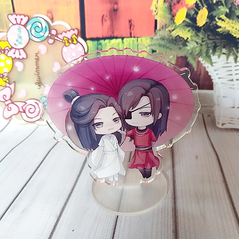 Аниме Тянь Гуань Ci Fu небольшой дисплей стенд фигурка модель пластина Держатель