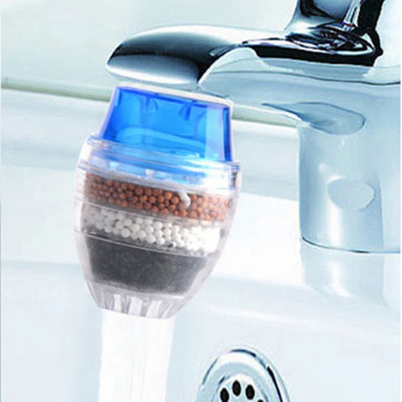 

Water Tap Filter Kitchen Tap Filtration Activated Carbon Removes Chlorine Fluoride Heavy Metals Hard Water Softener