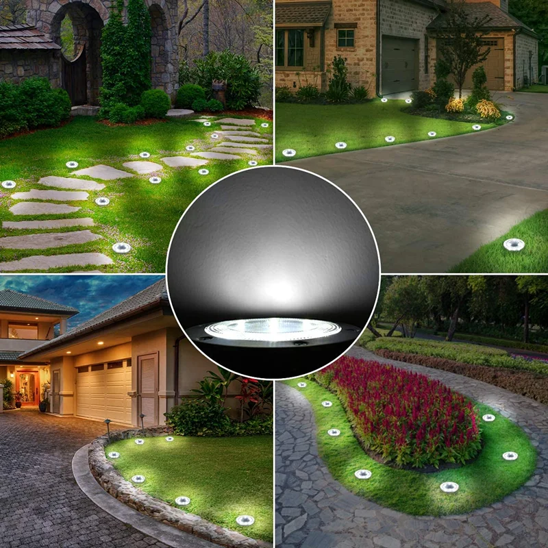 

Waterproof Buried Solar Powered Floor Path LED Light Outdoor Ground Garden Path Floor Buried Courtyard Landscape Dropshipping