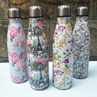 500ml coke bottle skinny tumbler stainless steel vacuum flask water gourd bowling cup outdoor sports thermos flask