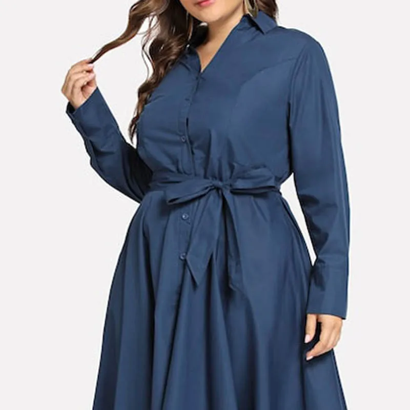 Осеннее женское платье большие размеры обхват груди 132 см 4XL 5XL 6XL 7XL с длинными