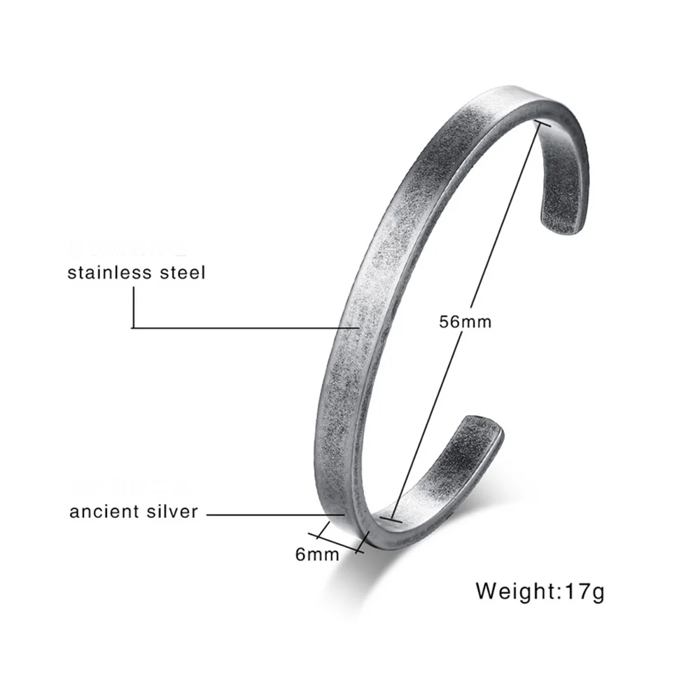 Браслеты из нержавеющей стали унисекс С-образной формой 2019 | Украшения и