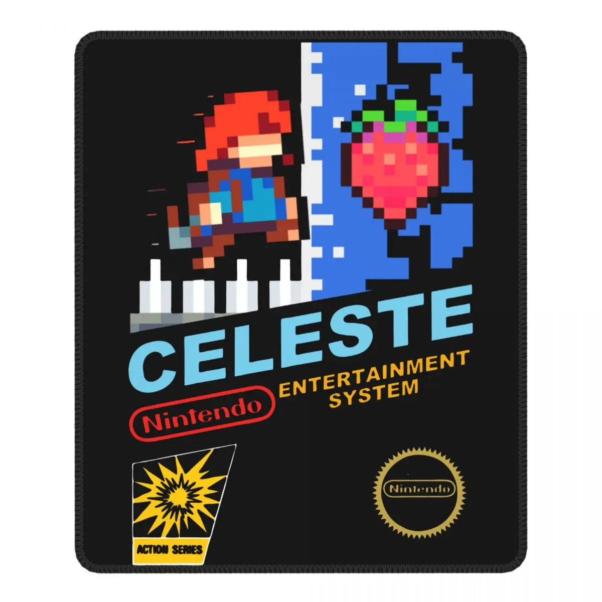 

Чехол Celeste NES, новинка, коврик для мыши, Madeline Pixel, видеоигра, клубника, Нескользящие коврики для мыши, резиновый коврик для компьютерной клавиа...