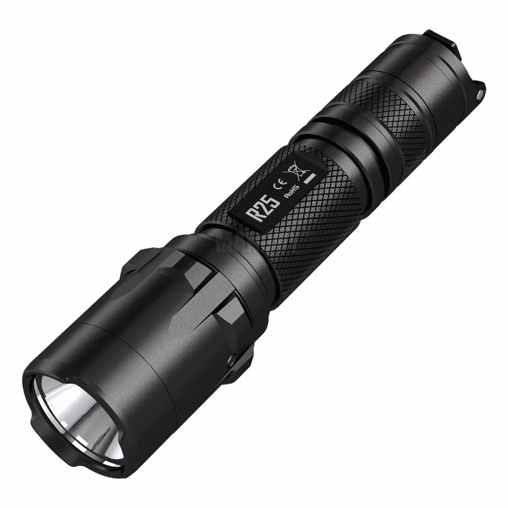 NITECORE R25 тактический фонарь CREE XP-L HI V3 светодиодный Непревзойденная производительность+ умная зарядная док-станция+ 18650 перезаряжаемая батарея