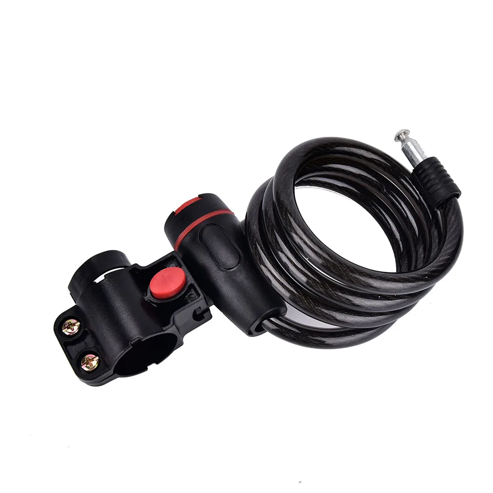 

Universal Security Lock with 2 Keys Bike Lock Anti-Theft Steel Strong Wire Coil Cable for Bicycle Motorcycle